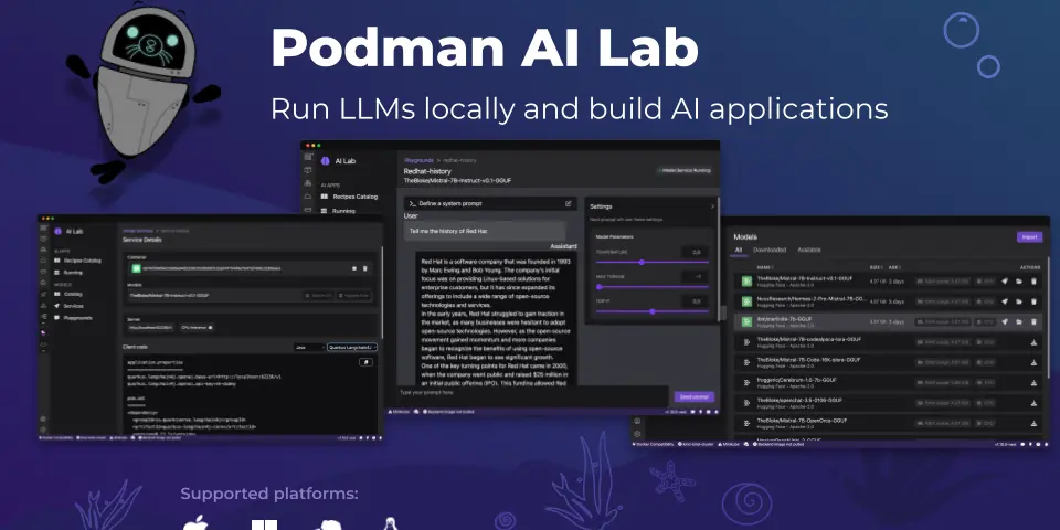 Podman AI Lab – Containerized Tools for Working on LLMs